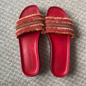 Donald J Pliner slides sandals  9.5